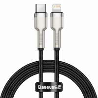 [Kábel BASEUS USB-C na Lightning Cafule, PD, 20W, 100 cm, čierny]
