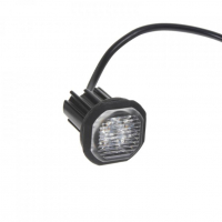 [PROFI externé LED výstražné svetlo červenej farby, 12-24V]