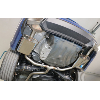 [Škoda Octavia 5E RS - zadný tlmič TDI pravý/ľavý - výstup z koncoviek v originálnych koncovkách]