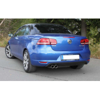 [VW Eos 1F - facelift - 1,4l zadný tlmič na jednej strane - 2x80 typ 16]