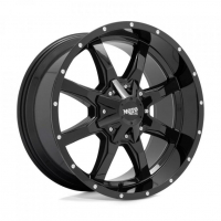 [MOTO METAL MO970 - GLOSS BLACK W/ MILLED LIP]