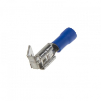 [Rozvádzač plochý 6,3 mm modrý, 100 ks]