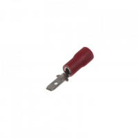 [Zástrčka plochá 2,8 mm červená, 100 ks]