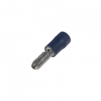 [Zástrčka kruhová 4,0 mm modrá, 100 ks]