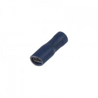 [Objímka plochá izolovaná 4,8 mm modrá, 100 ks]