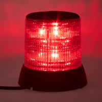 [LED maják, červený, 10-30V, pevná montáž]