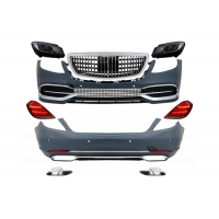 [Convesion Body Kit vhodná pre Mercedes triedy S W222 Facelift (2013-2017) s prednými a zadnými svetlami Full LED]