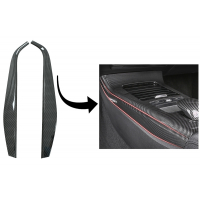 [Bočný ozdobný kryt panela stredovej konzoly Vhodné pre Mercedes triedy A W177 V177 (2018-Up) Carbon]