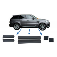 [Balík súpravy Predné/zadné spodné lišty dverí a predný spodný blatník vhodný pre Land Rover Range Rover Sport L494 (vyššie od roku 2013)]