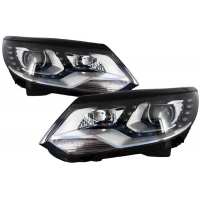 [Predné svetlomety LED DRL vhodné pre VW Tiguan MK I Facelift (2012-2015) OEM Xenon Design]