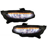 [Svetlomety Full LED vhodné pre Honda Civic Mk10 (FC/FK) (2016-Up) Sedan & Hatchback so sekvenčnými dynamickými natáčacími svetlami]