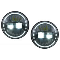 [7 palcové CREE LED svetlomety Angel Eye Halo DRL vhodné pre Jeep Wrangler JK TJ LJ JL Land Rover Defender Mercedes W463]