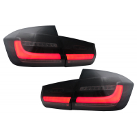 [Zadné svetlá LED BAR vhodné pre BMW radu 3 F30 Pre LCI & LCI (2011-2019) Black Smoke s dynamickým sekvenčným natáčaním]