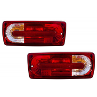 [Zadné svetlá vhodné pre Mercedes G-class W463 (1989-2015) G55 Design Red Clear]
