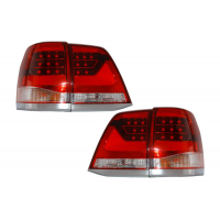 [Zadné svetlá LED vhodné pre TOYOTA Land Cruiser FJ200 J200 (2007-2015) Design Red Clear Light Bar]