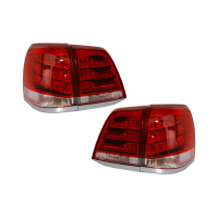 [Zadné svetlá LED vhodné pre TOYOTA Land Cruiser FJ200 J200 (2007-2015) Red Clear]