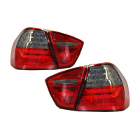 [Zadné svetlá vhodné pre BMW radu 3 E90 (2005-2008) LED Light Bar LCI Design Red/Smoke]