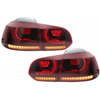 [Zadné svetlá Full LED vhodné pre VW Golf 6 VI (2008-2013) R20 Design Red Cherry so sekvenčnými dynamickými natáčacími svetlami (LHD a RHD)]