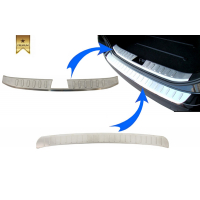 [KIT Ochranná doska zadného nárazníka Hliníkový kryt prahovej dosky vhodný pre BMW X1 E84 LCI (2012-2014)]