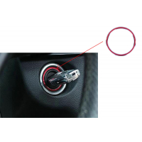 [Ring Frame Ignition Red vhodný pre Mercedes A Class W176 B Class W246 CLA Class C117 a GLA Class X156]