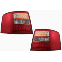 [LED zadné svetlá vhodné pre Audi A6 4B C5 Avant (05.1997-05.2004) Číre sklo červené a biele]