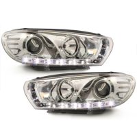 [DAYLIGHT Svetlomety vhodné pre VW SCIROCCO (2008-04.2014) Chróm]