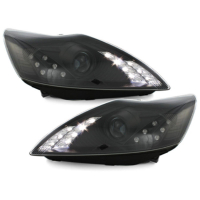 [DAYLINE LED DRL svetlomety vhodné pre Ford Focus MK2 Facelift (2008-2010) Čierna]