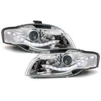 [Predné svetlomety vhodné pre Audi A4 B7 (2004-2008) LED svetlá pre denné svietenie DRL Optik]