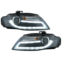 [Predné svetlomety vhodné pre Audi A4 B8 8K (2008-2011) LED lišta denného svietenia Xenon Design LHD]