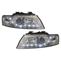 [LED DRL svetlomety vhodné pre Audi A4 B6 Cabrio (2000-2006) Chrome]