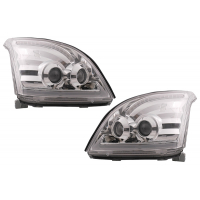 [LED TUBE LIGHT svetlomety vhodné pre Toyota Land Cruiser FJ120 (2003-2009) Chrome s dynamickými sekvenčnými natáčacími svetlami]