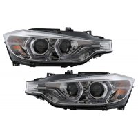 [Predné svetlá LED DRL Angel Eyes vhodné pre BMW radu 3 F30 F31 LCI Sedan Touring (2015-2019) Chrome]