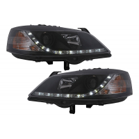 [LED DRL Headlights suitable for Opel Astra G (09.1997-02.2004) Black]