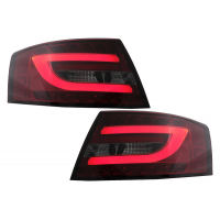[LED zadné svetlá vhodné pre Audi A6 C6 4F Limousine (04.2004-2008) Red Smoke 7PIN]