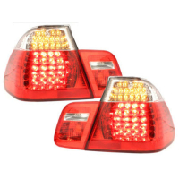 [LED zadné svetlá vhodné pre BMW radu 3 E46 Limousine 4D (1998-2001) Red Crystal]