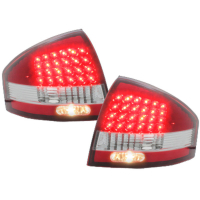 [LED zadné svetlá vhodné pre AUDI A6 97-04 _ red/crystal]