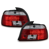 [DECTANE LED zadné svetlá vhodné pre BMW radu 5 E39 1995-2003 červené/krištáľové číre]
