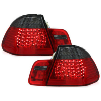 [LED zadné svetlá vhodné pre BMW radu 3 E46 Limousine 4 Doors (1998-2001) červená/dymová]
