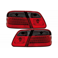 [LED zadné svetlá vhodné pre MERCEDES Benz E Class W210 (1995-2002) Red Smoke]