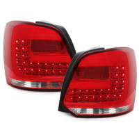 [LED zadné svetlá vhodné pre VW Polo 6R (2009-2014) červená/číry]