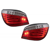 [LED zadné svetlá vhodné pre BMW radu 5 E60 (04.2003-03.2007) Červené číre LCI Facelift Design]