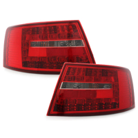 [LED zadné svetlá vhodné pre AUDI A6 4F Limousine 04-08 _ červené/číre]