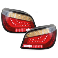 [Zadné svetlá LED-Lightbar vhodné pre BMW E60 5er 07-09 Red/Smoke]