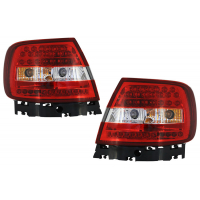 [LED zadné svetlá vhodné pre AUDI A4 (1994-2000) Červená Biela]