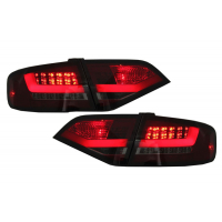 [LED zadné svetlá vhodné pre AUDI A4 B8 Sedan Limousine (2008-2011) Red Smoke]