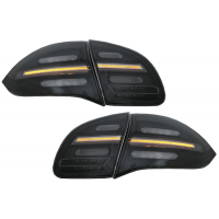 [FULL LED zadné svetlá vhodné pre Porsche Cayenne 958 E2 92A Predfacelift (2010-2014) Black Smoke with Dynamic Indicators]