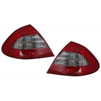 [LED zadné svetlá vhodné pre Mercedes E-Class W211 Limousine (2002-04.2006) červená/dymová]