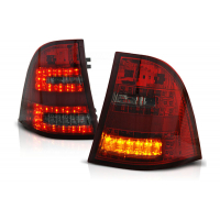 [LED zadné svetlá vhodné pre Mercedes M-Class W163 ML (03.1998-2005) Red Smoke]