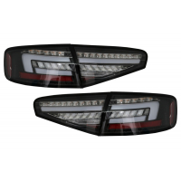 [LED zadné svetlá vhodné pre Audi A4 B8 Sedan (2012-2015) Červené čierne dynamické sekvenčné natáčacie svetlá]