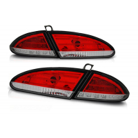 [LED zadné svetlá vhodné pre Seat Leon (06.2005-2009) Red Clear]